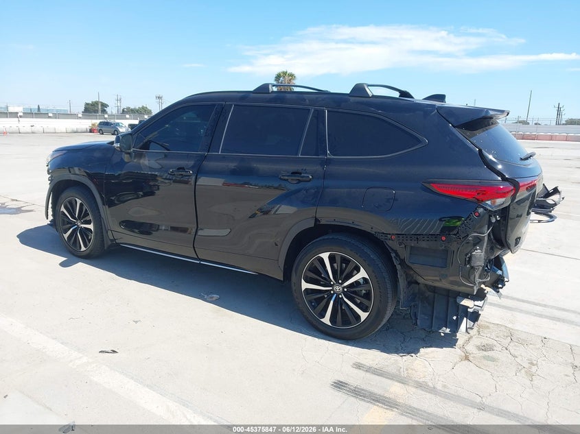 Vin: 5tdjzrbh6ns183927, lot: 45873833, toyota highlander xse 20223
