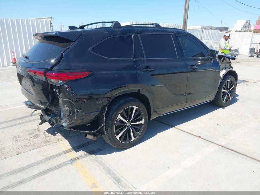 Vin: 5tdjzrbh6ns183927, lot: 45873833, toyota highlander xse 20224