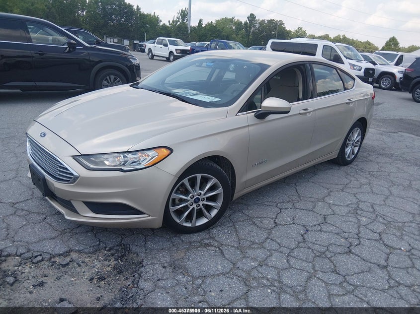 Vin: 3fa6p0uu5hr360627, lot: 45873892, ford fusion hybrid s 20172
