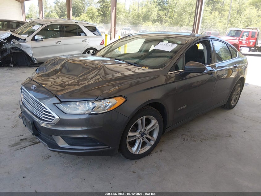2018 Ford Fusion Hybrid Se 3FA6P0LU6JR169483 photo 1