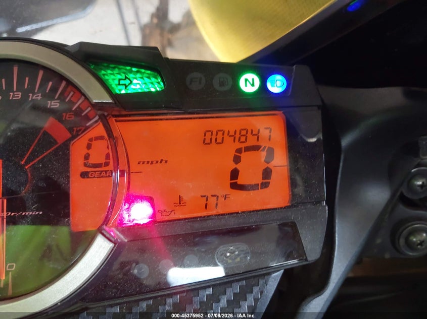 2019 Suzuki Gsx-R600 VIN: JS1GN7FA2K7101165 Lot: 45375952