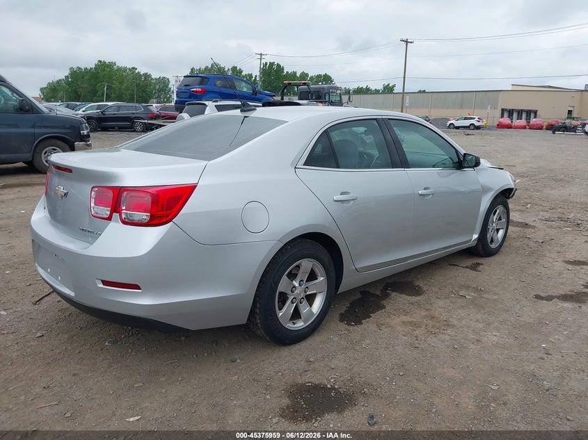 2015 CHEVROLET MALIBU SEDAN 2.5L I-4 DI, DOHC, VVT, 196HP