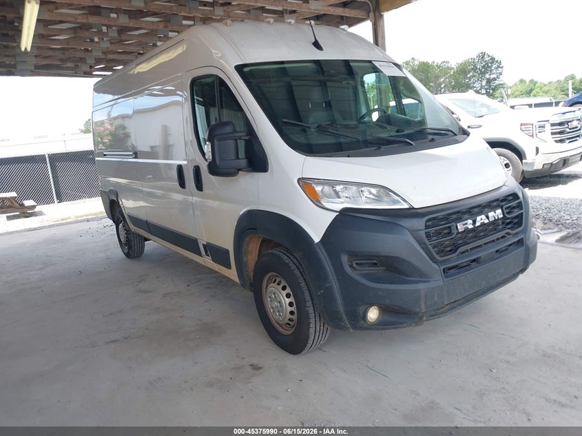 Vin: 3c6lrvdg2se518636, lot: 45873976, ram promaster 2500 2500 high 2025 img_1