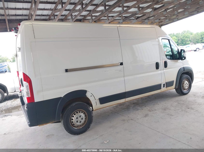 Vin: 3c6lrvdg2se518636, lot: 45873976, ram promaster 2500 2500 high 20254