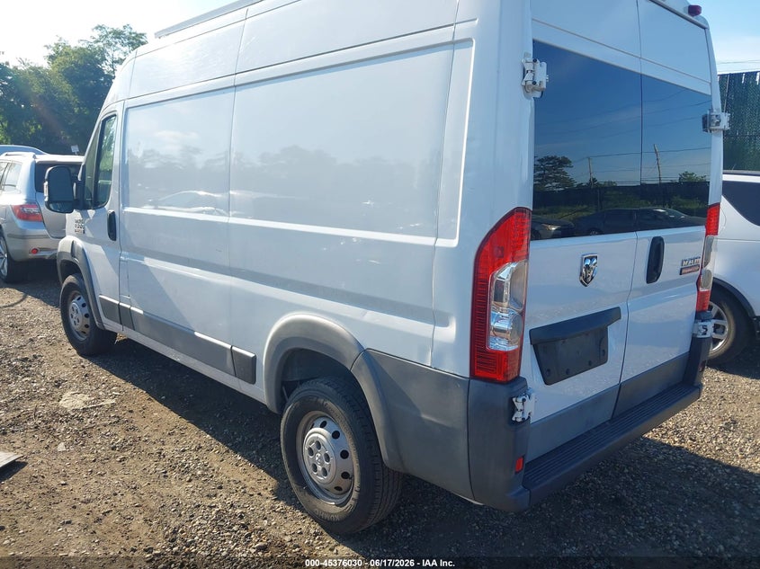 Vin: 3c6trvbg2ge103455, lot: 45874016, ram promaster 1500 20163