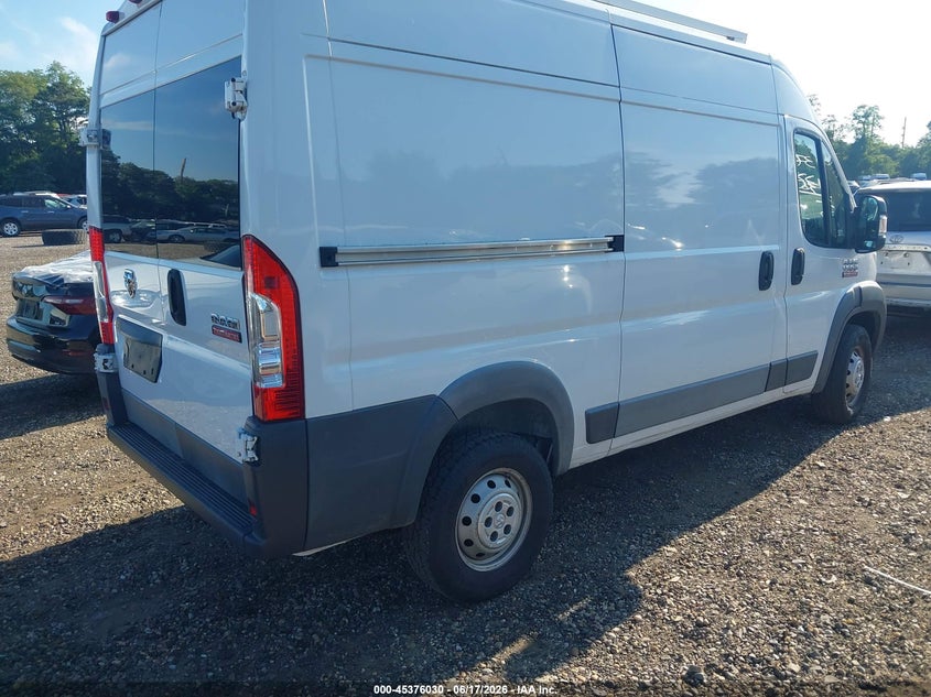 Vin: 3c6trvbg2ge103455, lot: 45874016, ram promaster 1500 20164