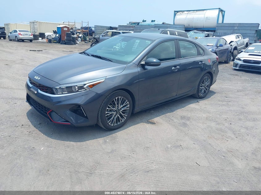 Vin: 3kpf54ad6pe676474, lot: 45874060, kia forte gt-line 20232