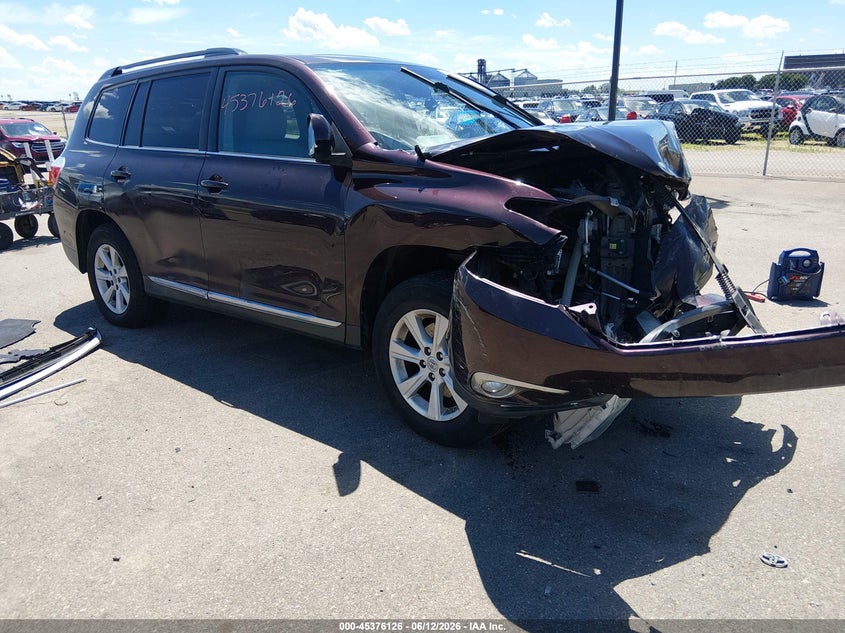Vin: 5tdbk3eh3bs045646, lot: 45874113, toyota highlander se v6 2011 img_1