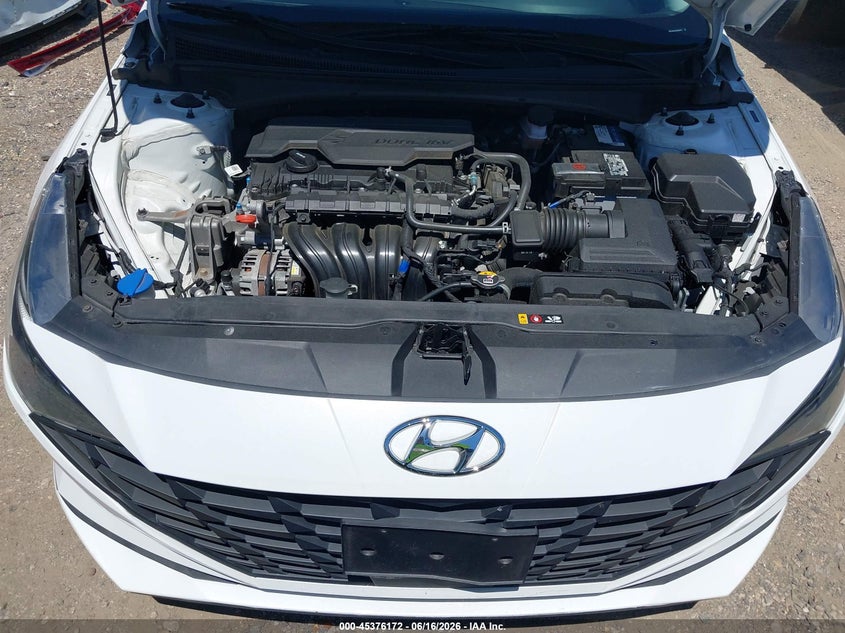 VIN 5NPLS4AG1NH058977 2022 HYUNDAI ELANTRA SEL