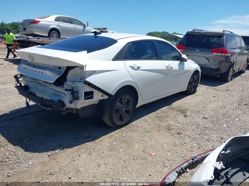 VIN 5NPLS4AG1NH058977 2022 HYUNDAI ELANTRA SEL