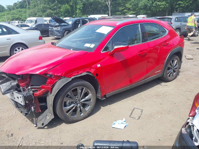 Vin: jthr9jbh6m2041957, lot: 45874224, lexus ux 250h f sport 20212