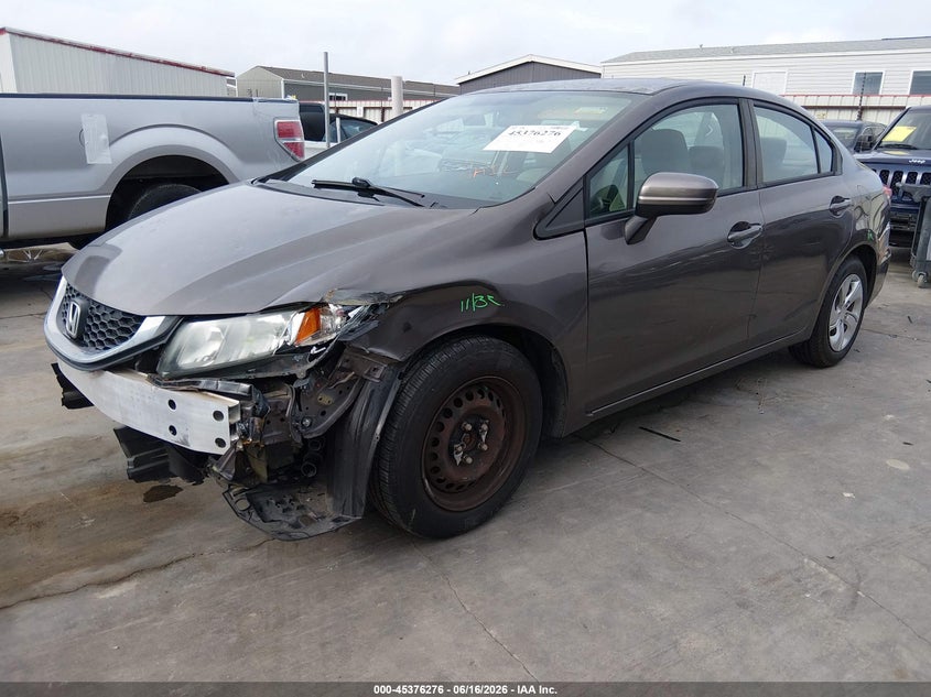 2HGFB2F55EH512022 2014 HONDA CIVIC LX photo 1