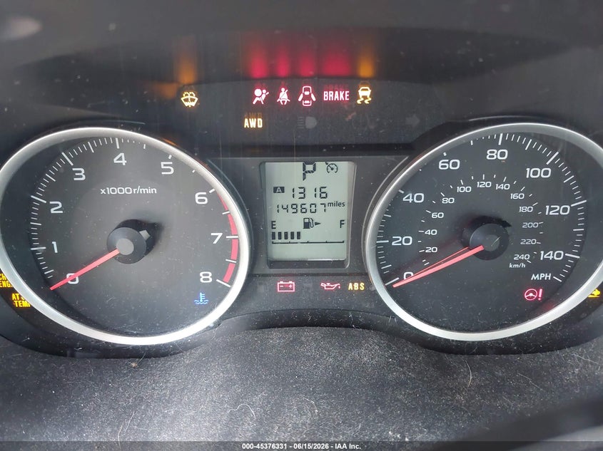2014 SUBARU FORESTER SPORT UTILITY VEHICLE 2.5L H-4 DOHC, VVT, 170HP