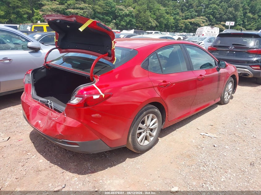 VIN 4T1DAACK4SU013827 2025 TOYOTA CAMRY LE