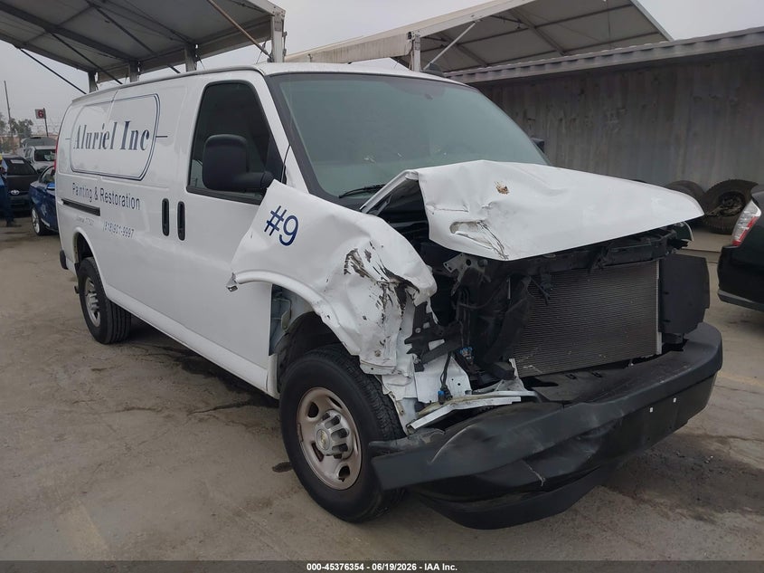 Vin: 1gcwgafp4p1219368, lot: 45874340, chevrolet express cargo rwd 2500 regular wheelbase wt 2023 img_1