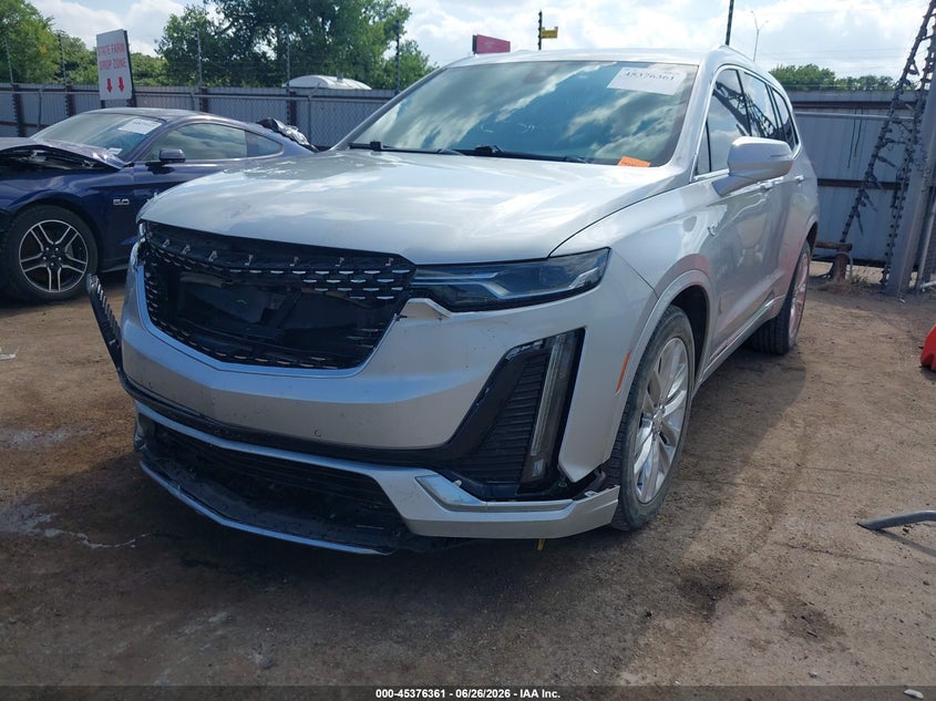 Vin: 1gykpcrs3lz184628, lot: 45874347, cadillac xt6 fwd premium luxury 20202