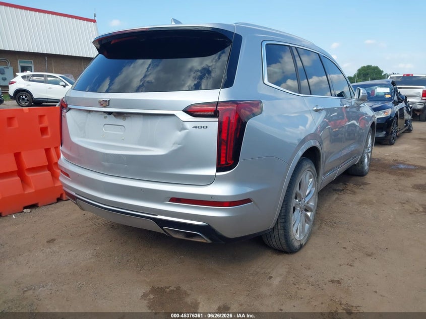 Vin: 1gykpcrs3lz184628, lot: 45874347, cadillac xt6 fwd premium luxury 20204