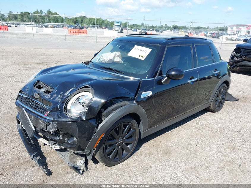 Vin: wmwxu3c54j2f51663, lot: 45874418, mini hardtop cooper s 20182