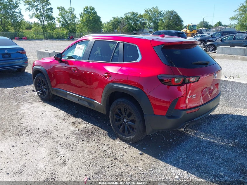 Vin: 7mmvabdmxsn377890, lot: 45874432, mazda cx-50 2.5 s premium package 20253