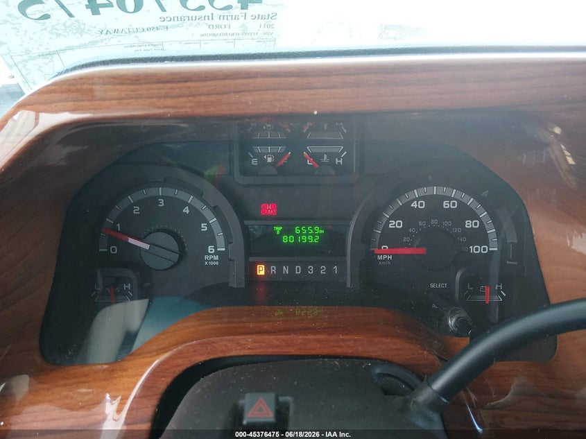 2011 FORD E-450 CUTAWAY auction photo 6