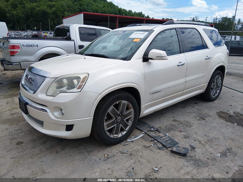 Vin: 1gkkvted8bj343020, lot: 45874468, gmc acadia denali 20112
