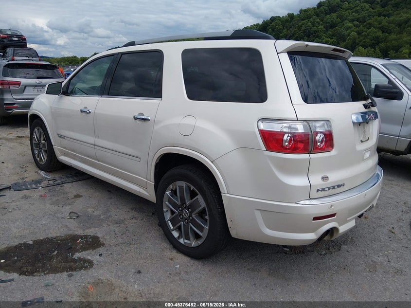 Vin: 1gkkvted8bj343020, lot: 45874468, gmc acadia denali 20113