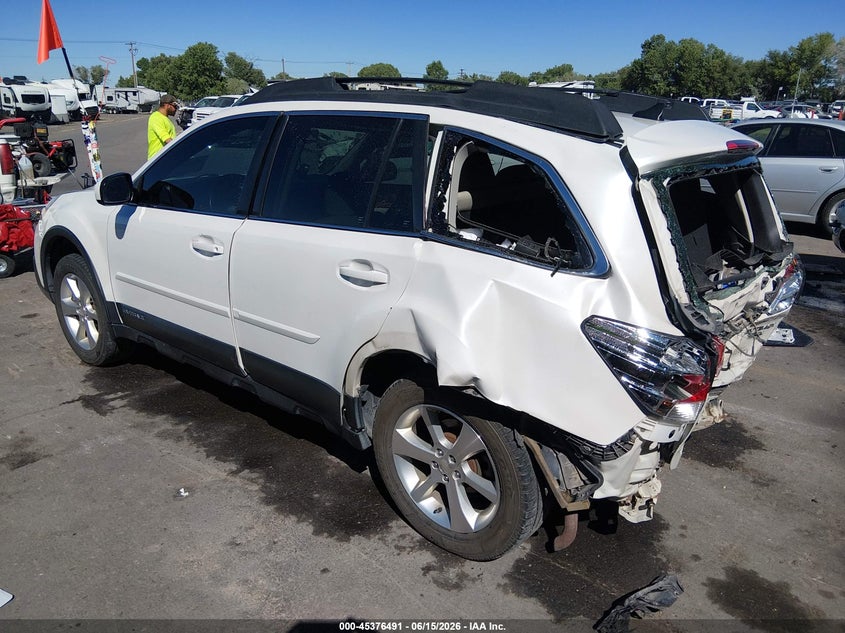 Vin: 4s4brclcxe3306548, lot: 45874477, subaru outback 2.5i limited 20143