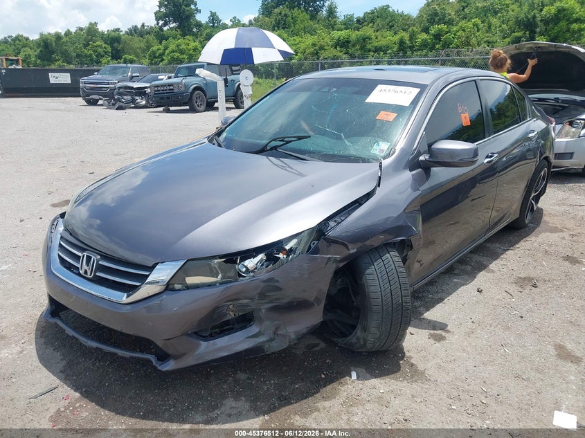 2014 Honda Accord Ex-L 1HGCR2F83EA201986 photo 1