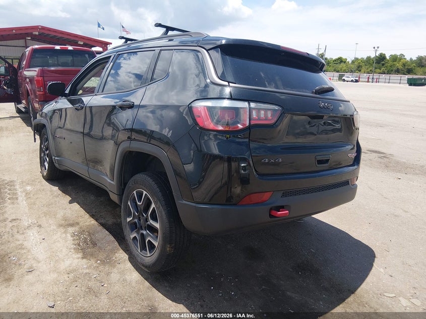 Vin: 3c4njddb3lt195542, lot: 45874537, jeep compass trailhawk 4x4 20203