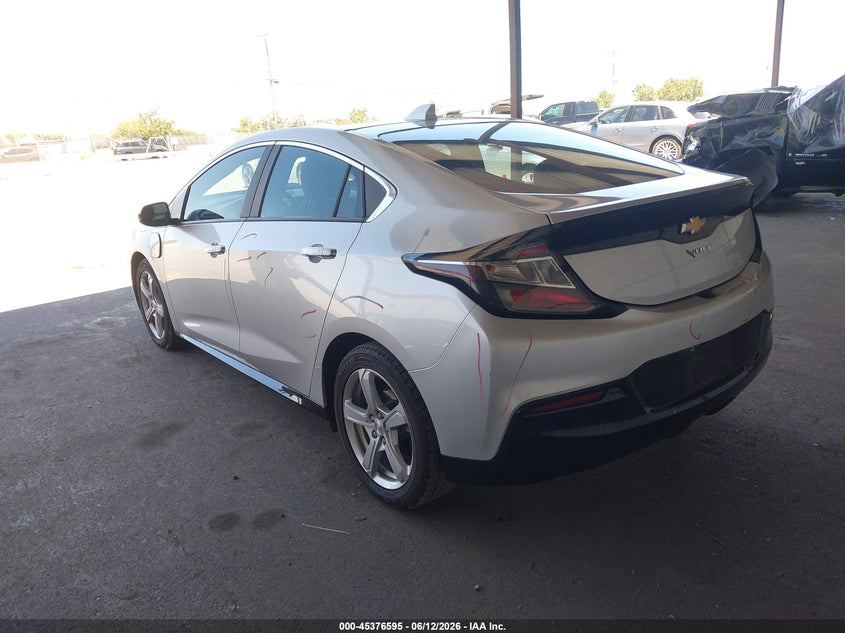 Vin: 1g1rc6s54ju150299, lot: 45874581, chevrolet volt lt 20183