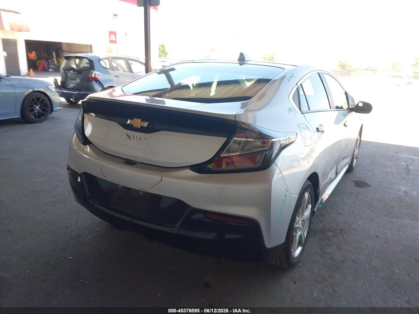 Vin: 1g1rc6s54ju150299, lot: 45874581, chevrolet volt lt 20184