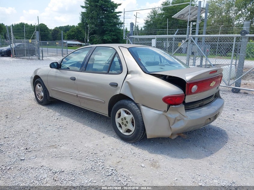 CHEVROLET CAVALIER 2004 VIN 1G1JC52F547358162