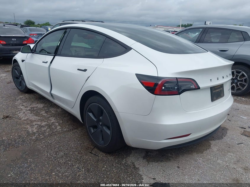 2023 TESLA MODEL 3 SEDAN ELECTRIC