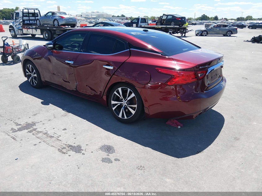 2016 NISSAN MAXIMA SEDAN 3.5L V-6 DOHC, VVT, 300HP