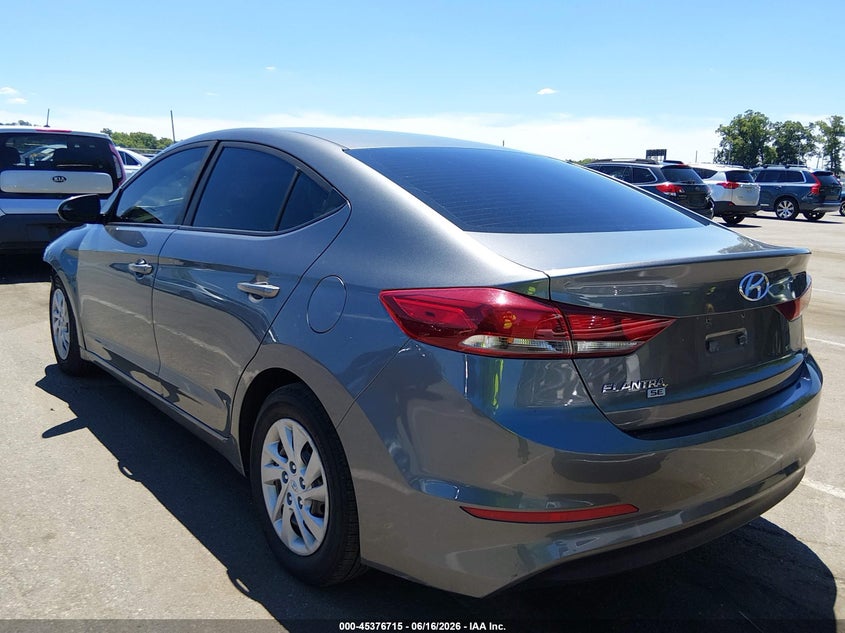 VIN 5NPD74LF9JH286732 2018 HYUNDAI ELANTRA SE