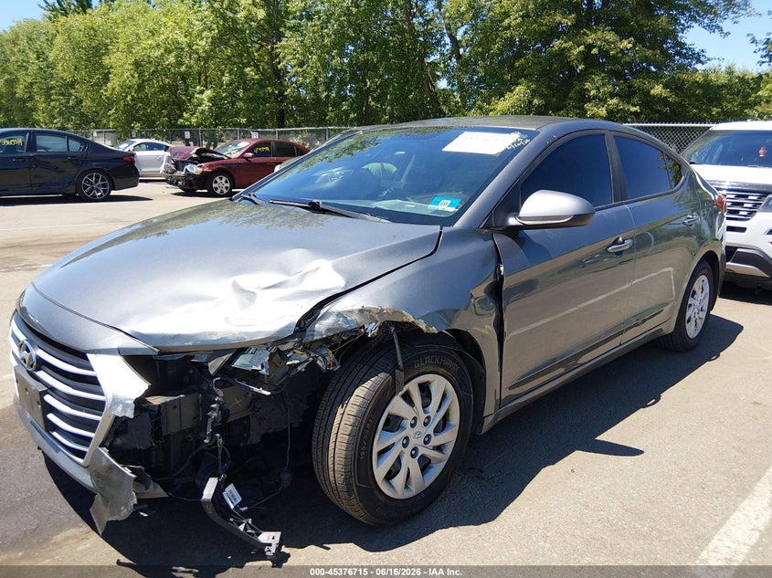 VIN 5NPD74LF9JH286732 2018 HYUNDAI ELANTRA SE