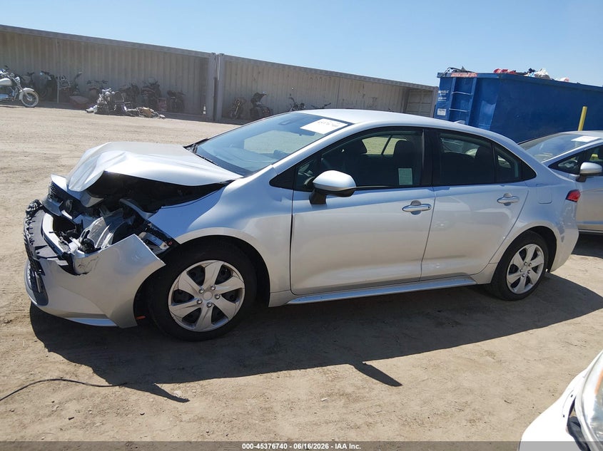 VIN JTDEPRAE1LJ101255 2020 TOYOTA COROLLA LE