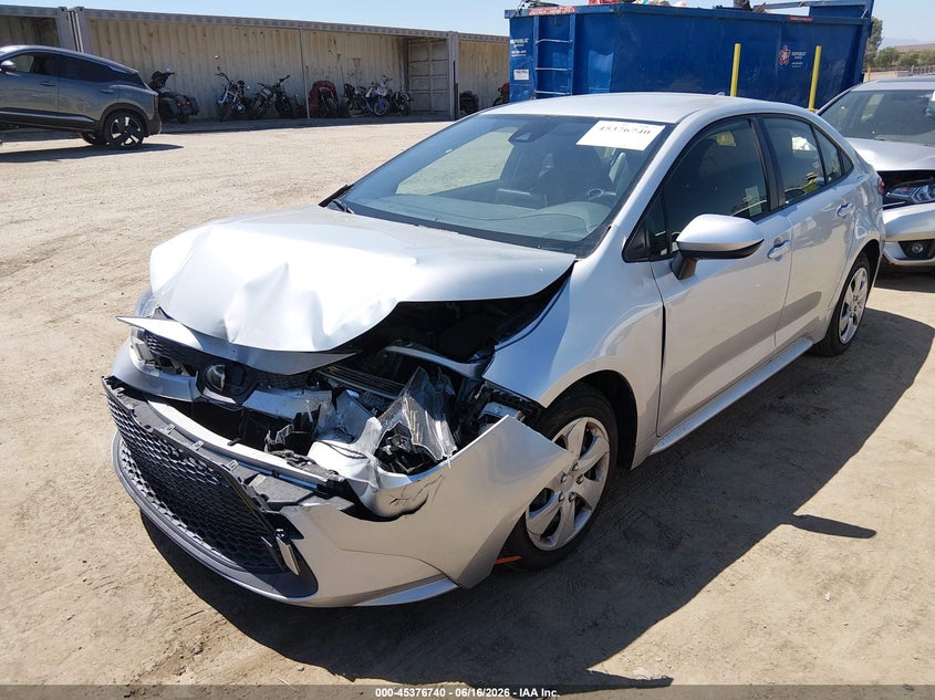 VIN JTDEPRAE1LJ101255 2020 TOYOTA COROLLA LE