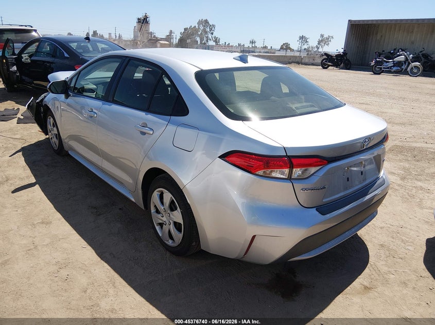 VIN JTDEPRAE1LJ101255 2020 TOYOTA COROLLA LE