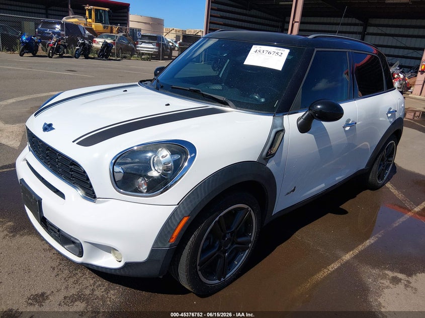 Vin: wmwzc5c54dwp30173, lot: 45874738, mini countryman cooper s 20132