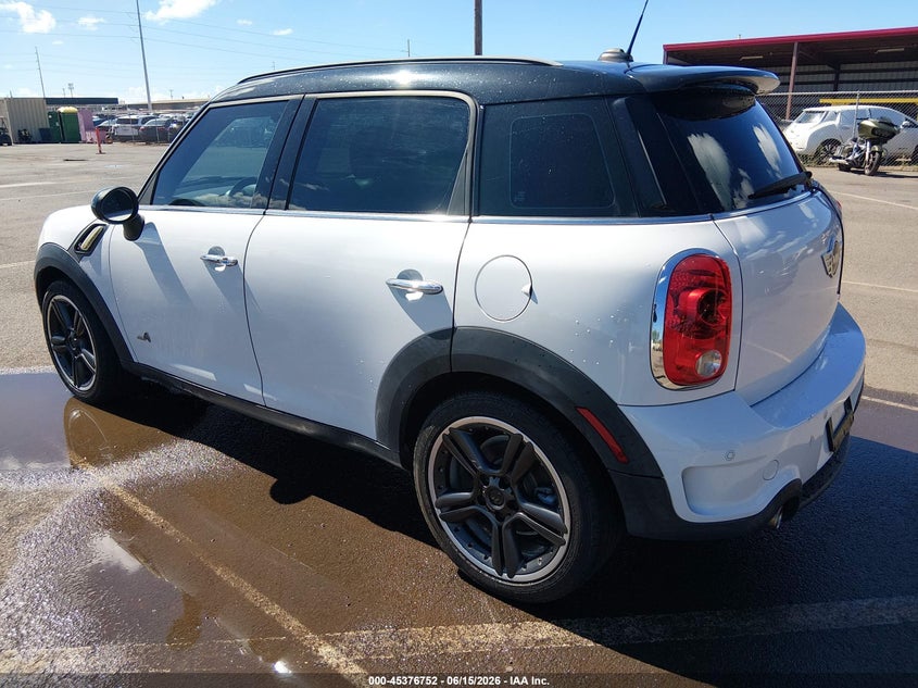 Vin: wmwzc5c54dwp30173, lot: 45874738, mini countryman cooper s 20133