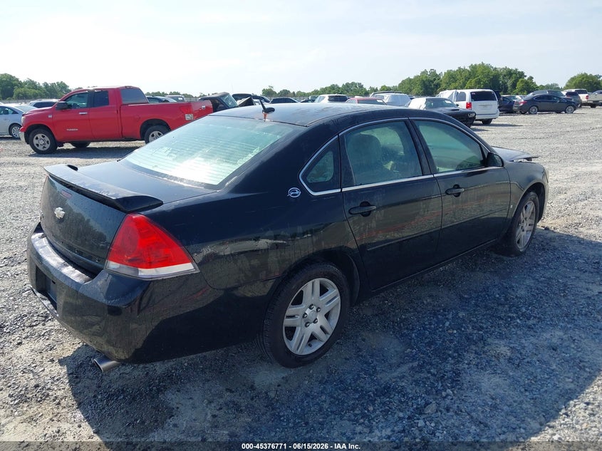2006 CHEVROLET IMPALA SEDAN 3.9L V-6 VVT, 242HP