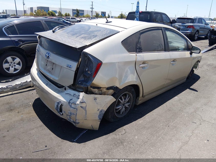 2011 TOYOTA PRIUS HATCHBACK 1.8L I-4 DOHC, VVT, 98HP