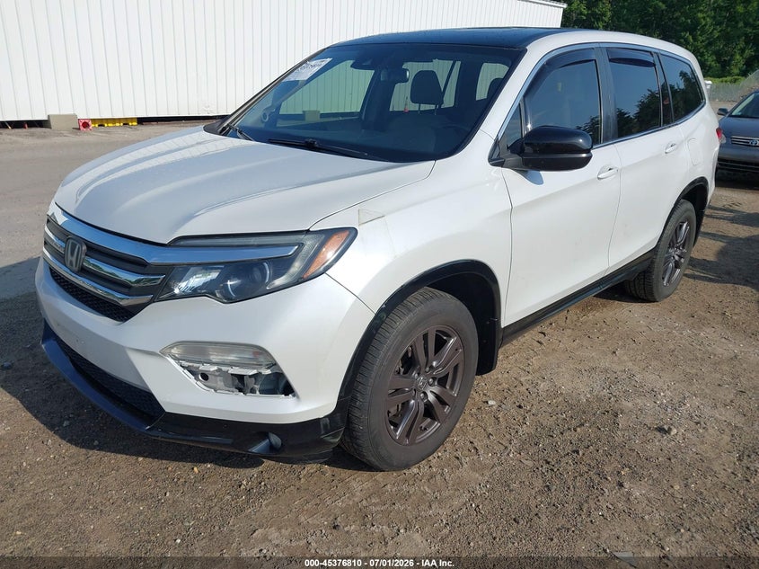 Vin: 5fnyf6h61hb022888, lot: 45874796, honda pilot ex-l 20172