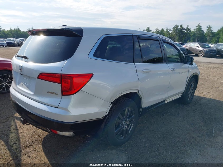Vin: 5fnyf6h61hb022888, lot: 45874796, honda pilot ex-l 20174