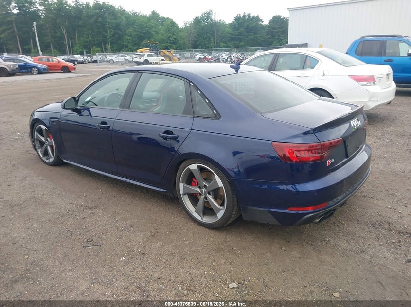AUDI S4 2018 VIN WAUB4AF43JA007949
