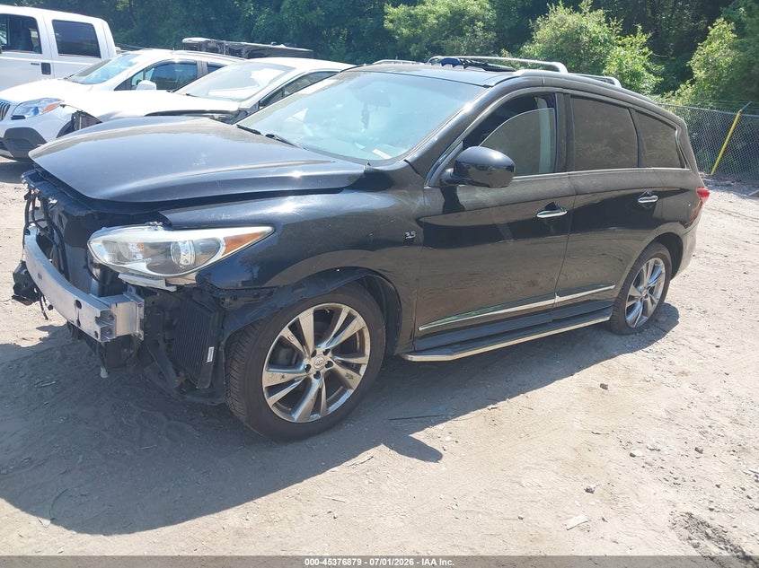 Vin: 5n1al0mm8ec523843, lot: 45874865, infiniti qx60 20142