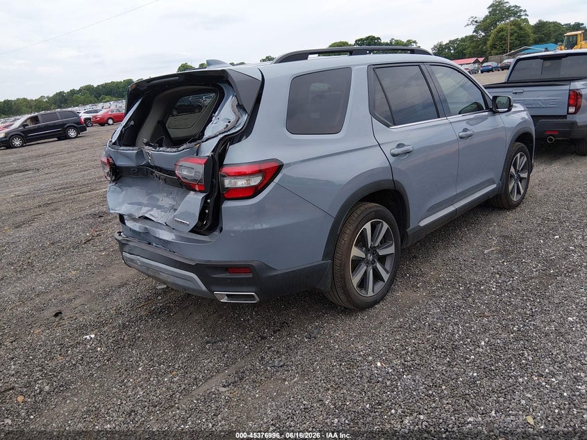 Vin: 5fnyg2h77sb040978, lot: 45874982, honda pilot touring 20254