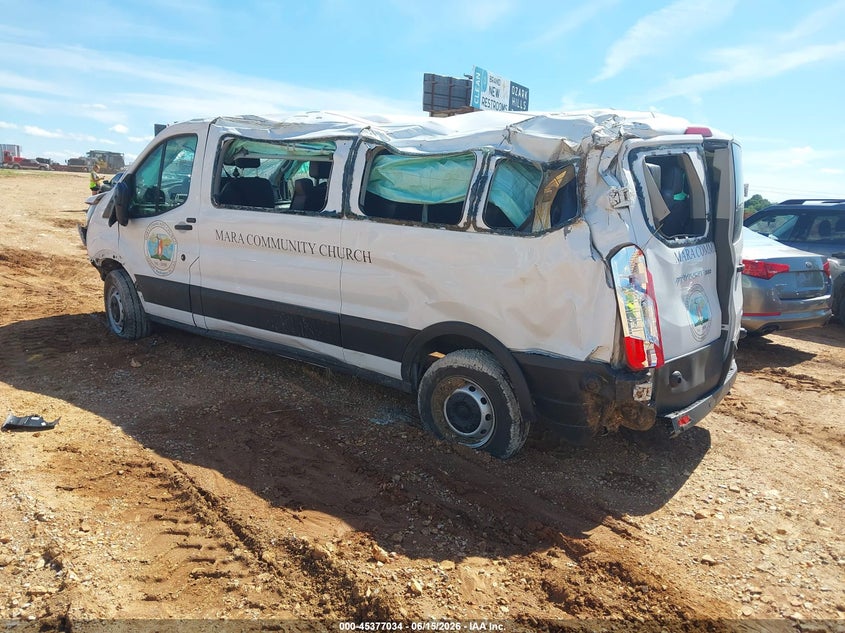 Vin: 1fbax2y87pkb79954, lot: 45875020, ford transit-350 passenger van xl 20233