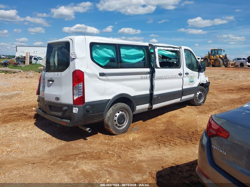 Vin: 1fbax2y87pkb79954, lot: 45875020, ford transit-350 passenger van xl 20234